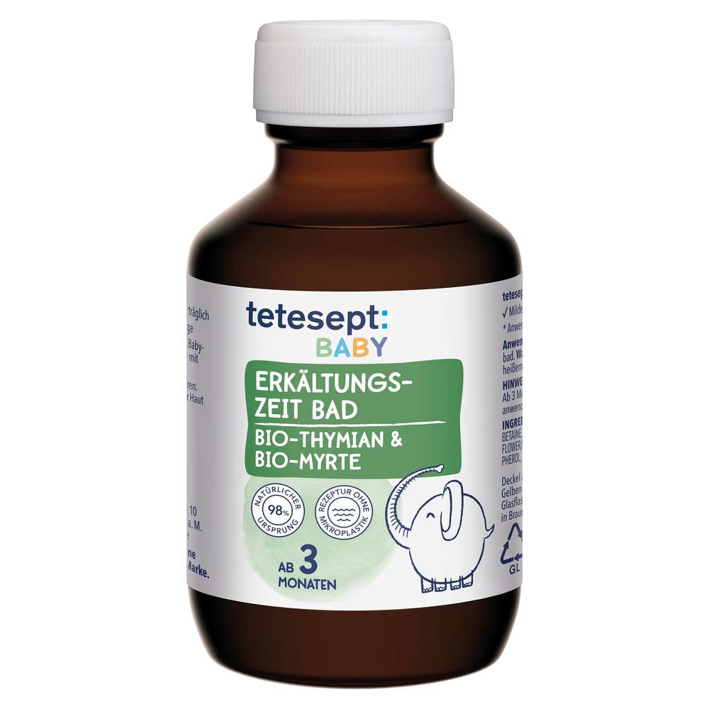 Produktabbildung tetesept Erkältungsbad Kids, Bio Thymian & Bio Myrte