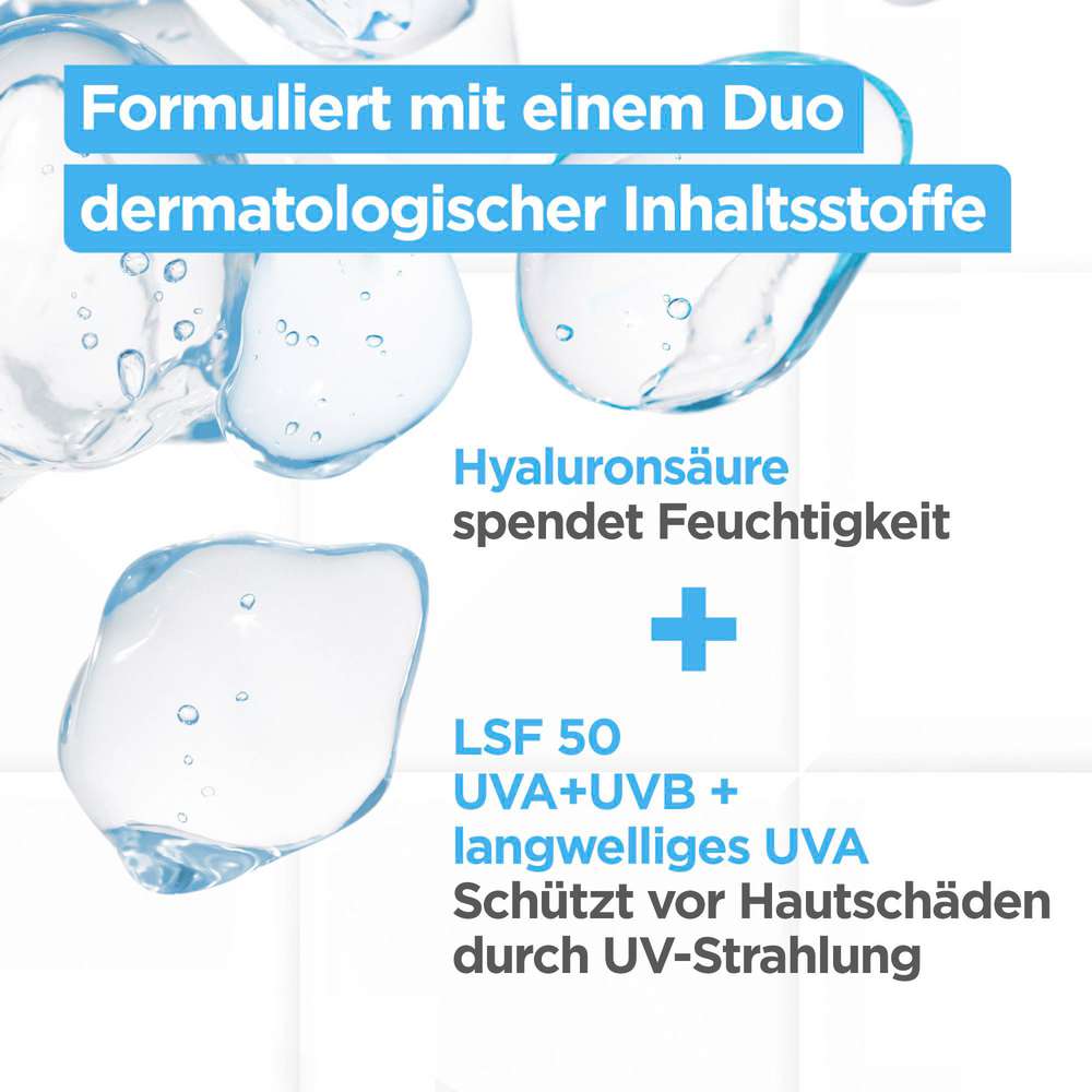 Produktabbildung Mixa Feuchtigkeitscreme mit UV-Schutz, Hyaluronsäure LSF50