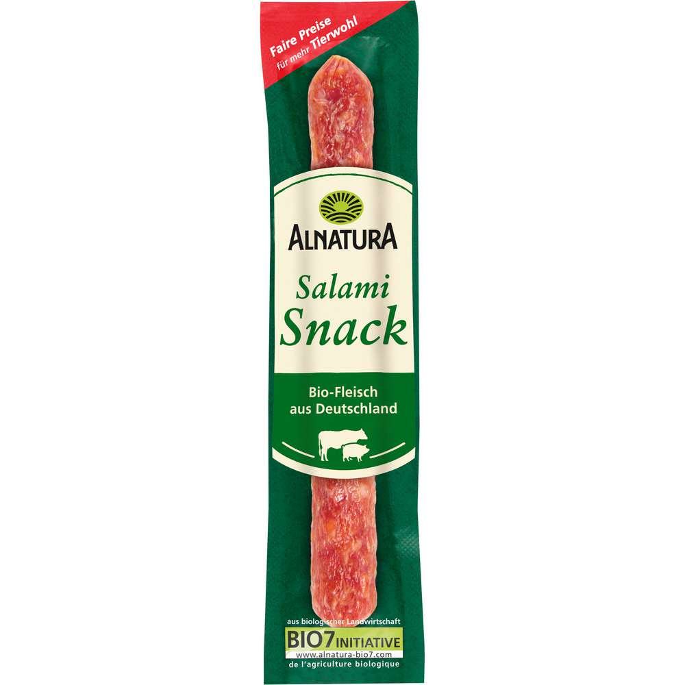 Produktabbildung Alnatura Salami Snack 25g