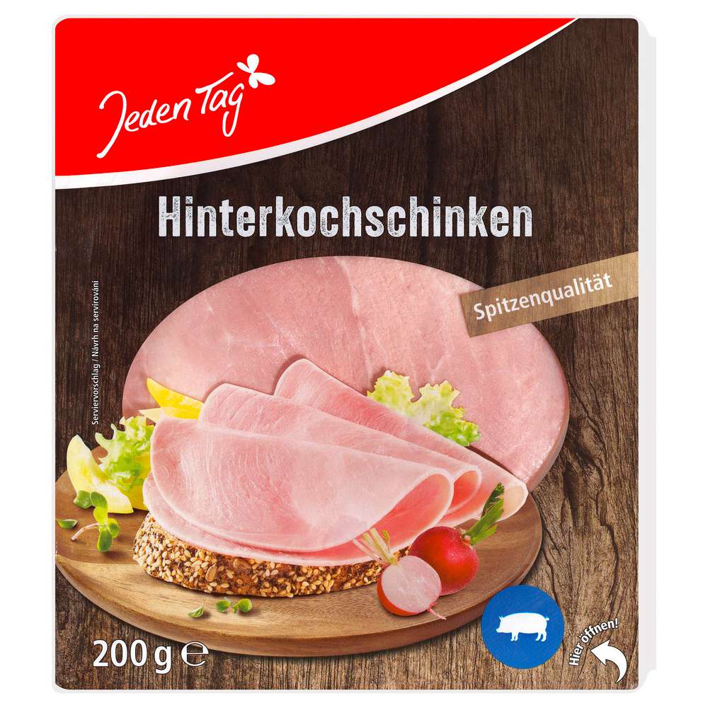 Produktabbildung Jeden Tag Delikatess Hinterkochschinken 