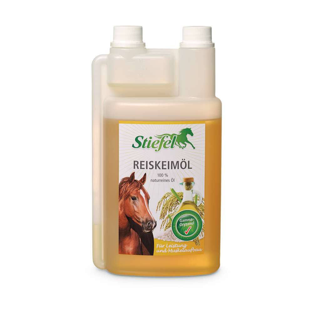 Produktabbildung Stiefel Pferde Ergänzungsfutter, Reiskeimöl