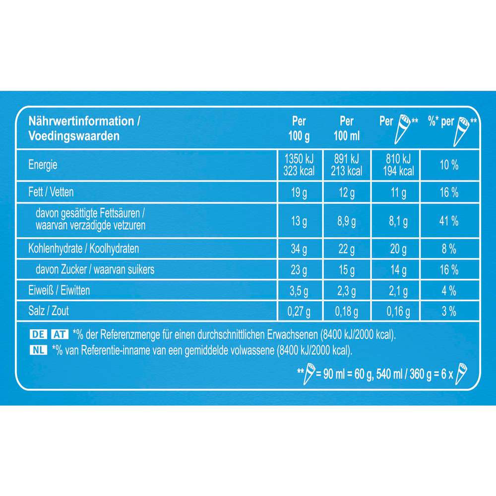 Produktabbildung Langnese Waffeleis, Cornetto Classico