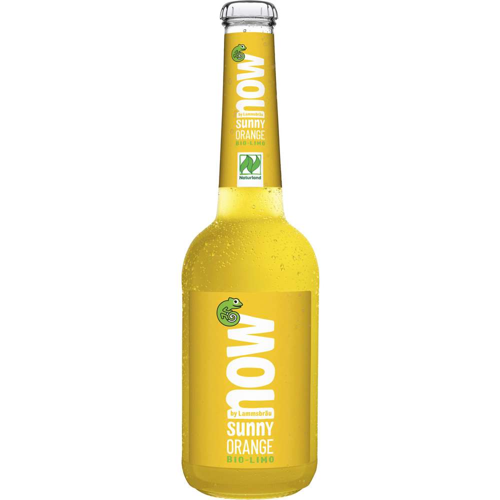 Produktabbildung now Bio Limonade, Sunny Orange