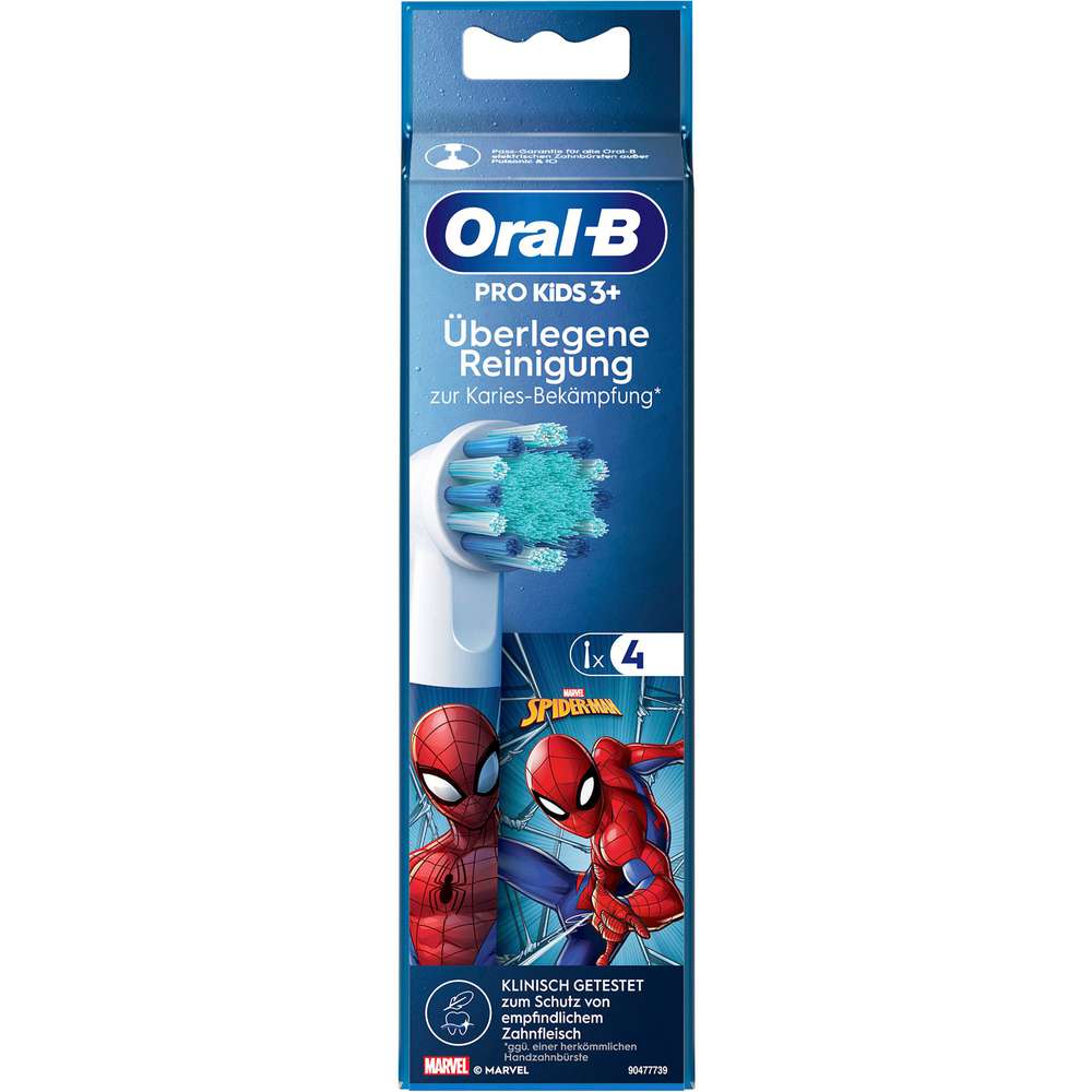 Produktabbildung Oral-B Ersatz Zahnbürstenkopf Spiderman
