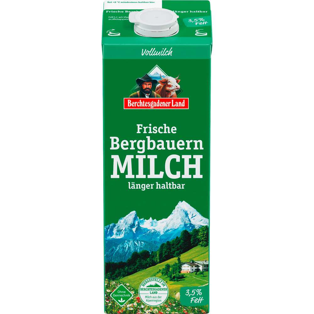 Produktabbildung Berchtesgadener Land Frische Bergbauern Milch, länger haltbar 3,5%