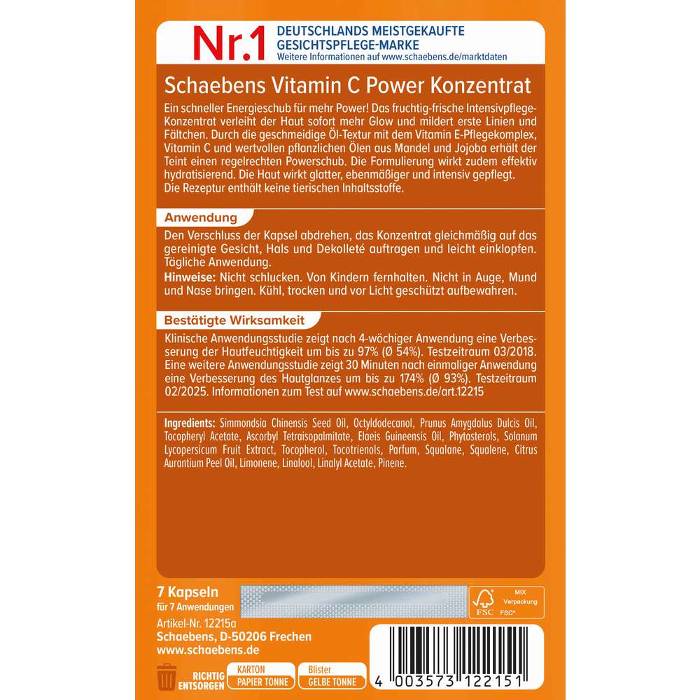Produktabbildung Schaebens Vitamin C Konzentrat