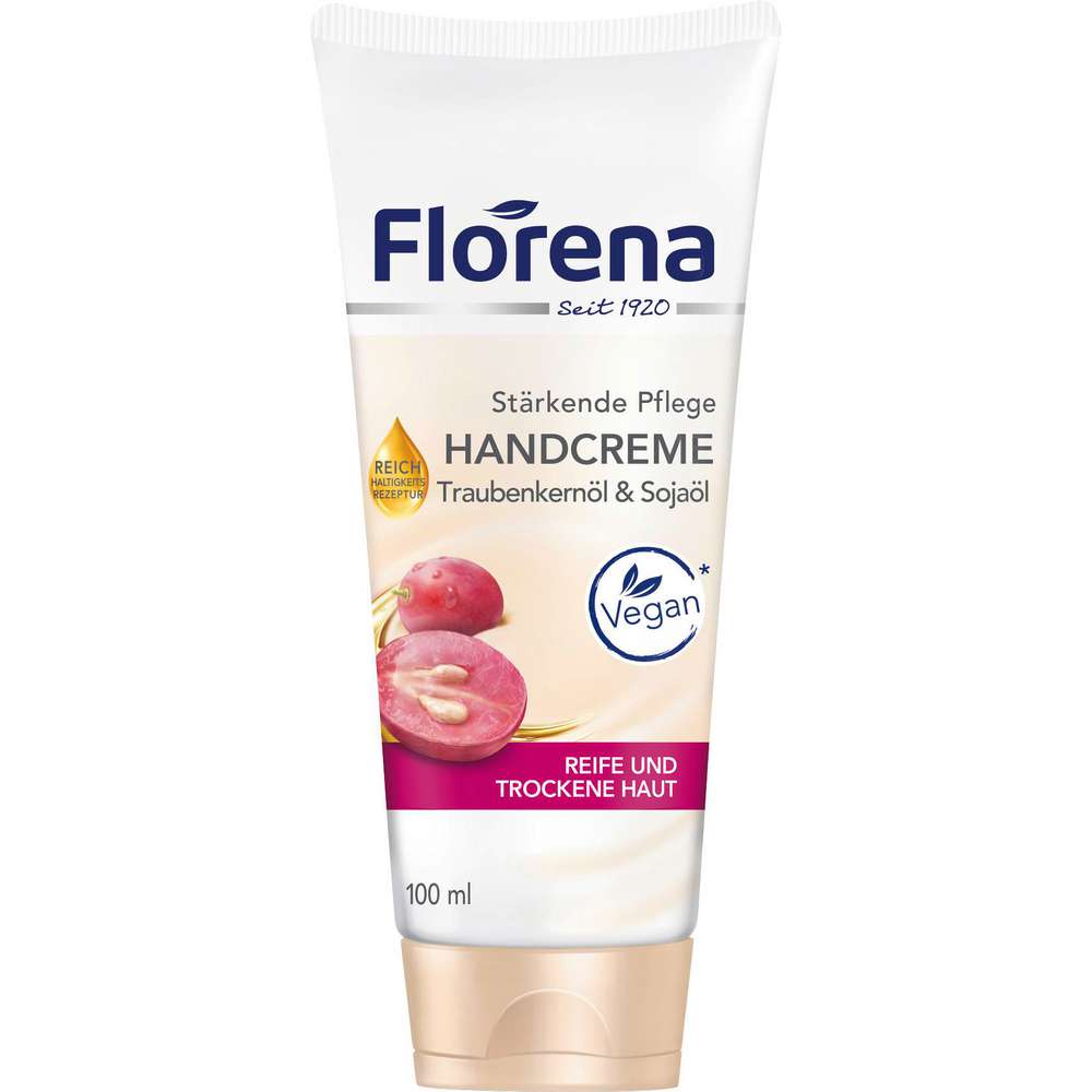 Produktabbildung Florena Handcreme, Traubenkernöl