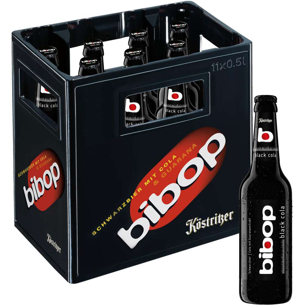 Produktabbildung Köstritzer Biermischgetränk, Bibop 2,4% (11x 0,500 Liter)