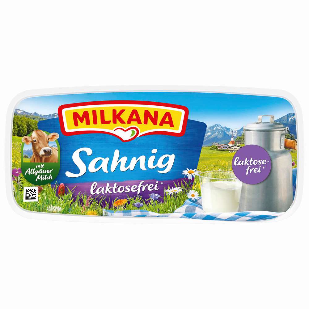 Produktabbildung Milkana Schmelzkäse, Der Sahnige, laktosefrei