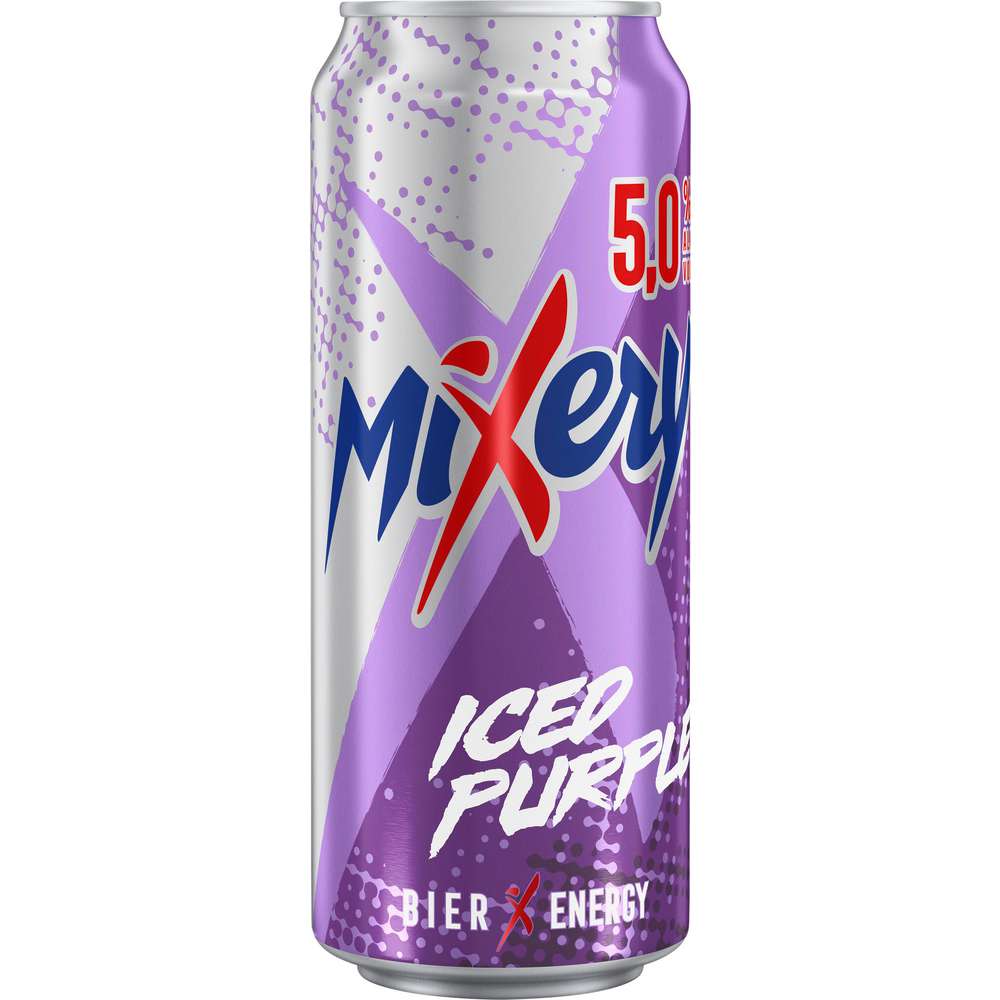 Produktabbildung Mixery Biermischgetränk Iced Purple, Bier + Energy 3,1%