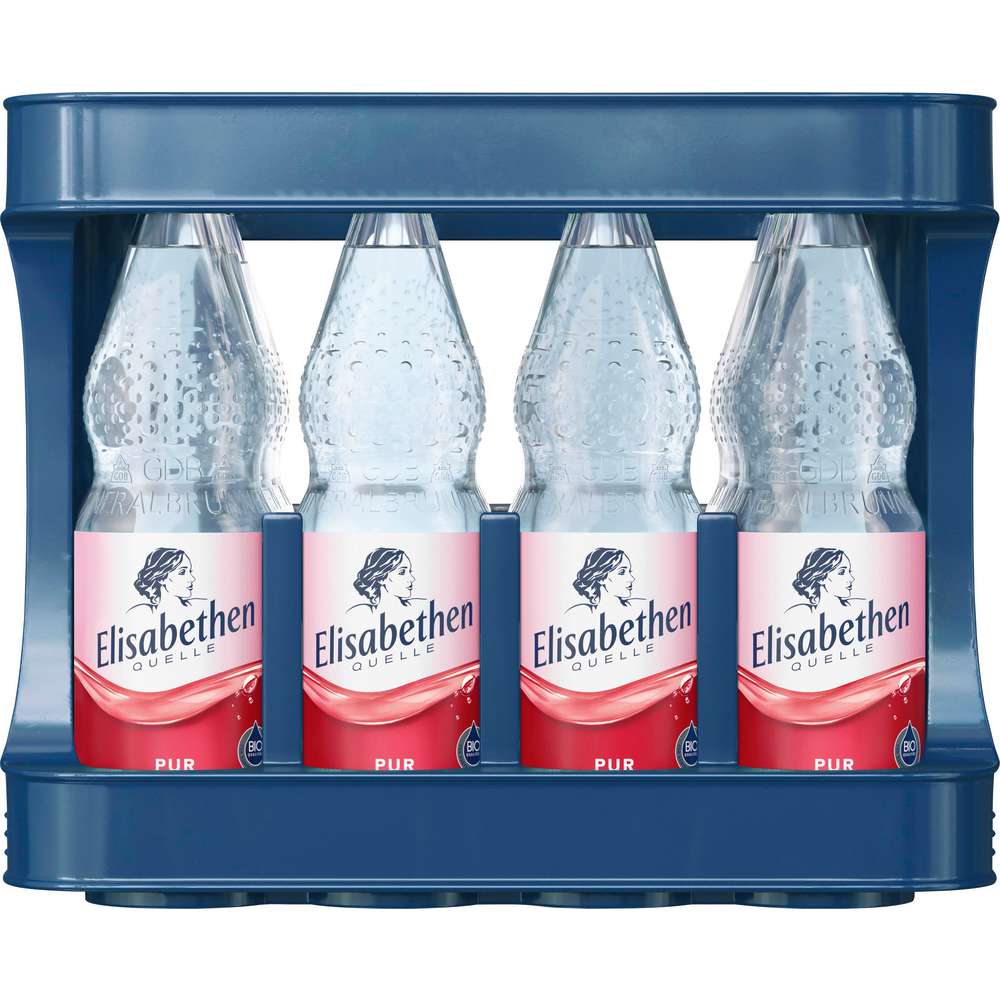 Produktabbildung Elisabethen Quelle Mineralwasser, Pur (12x 1,000 Liter)