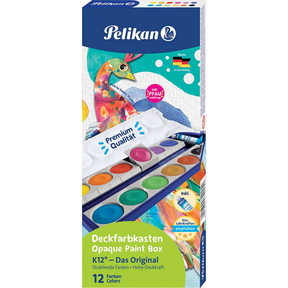 Produktabbildung Pelikan Deckfarbkasten 735K/12
