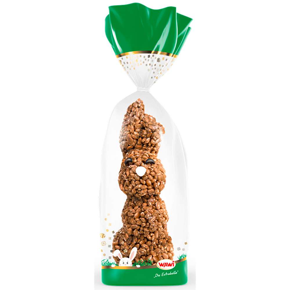 Produktabbildung Wawi Schoko-Hase mit Puffreis, Vollmilch