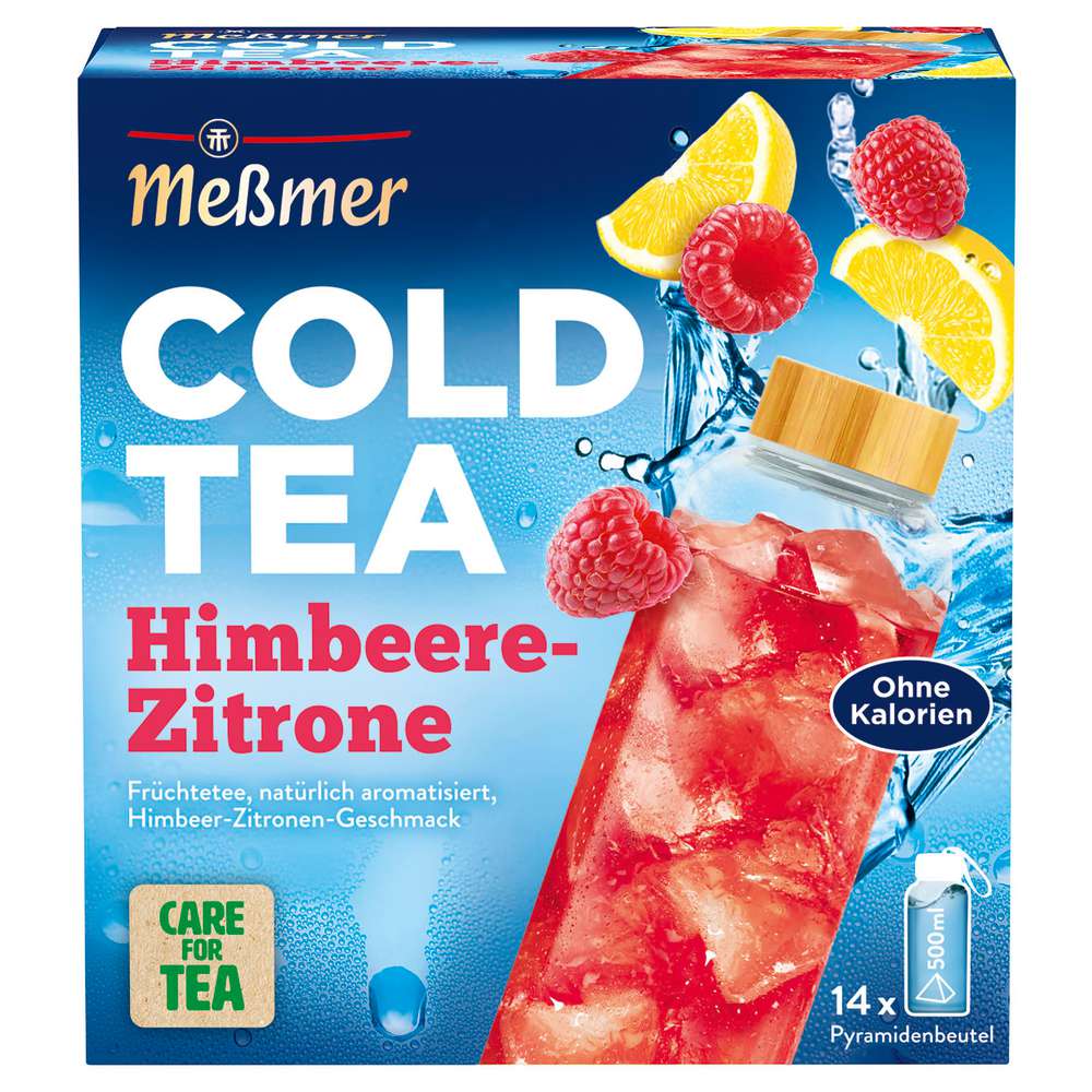 Produktabbildung Meßmer Früchte-Tee Cold Tea, Himbeere-Zitrone
