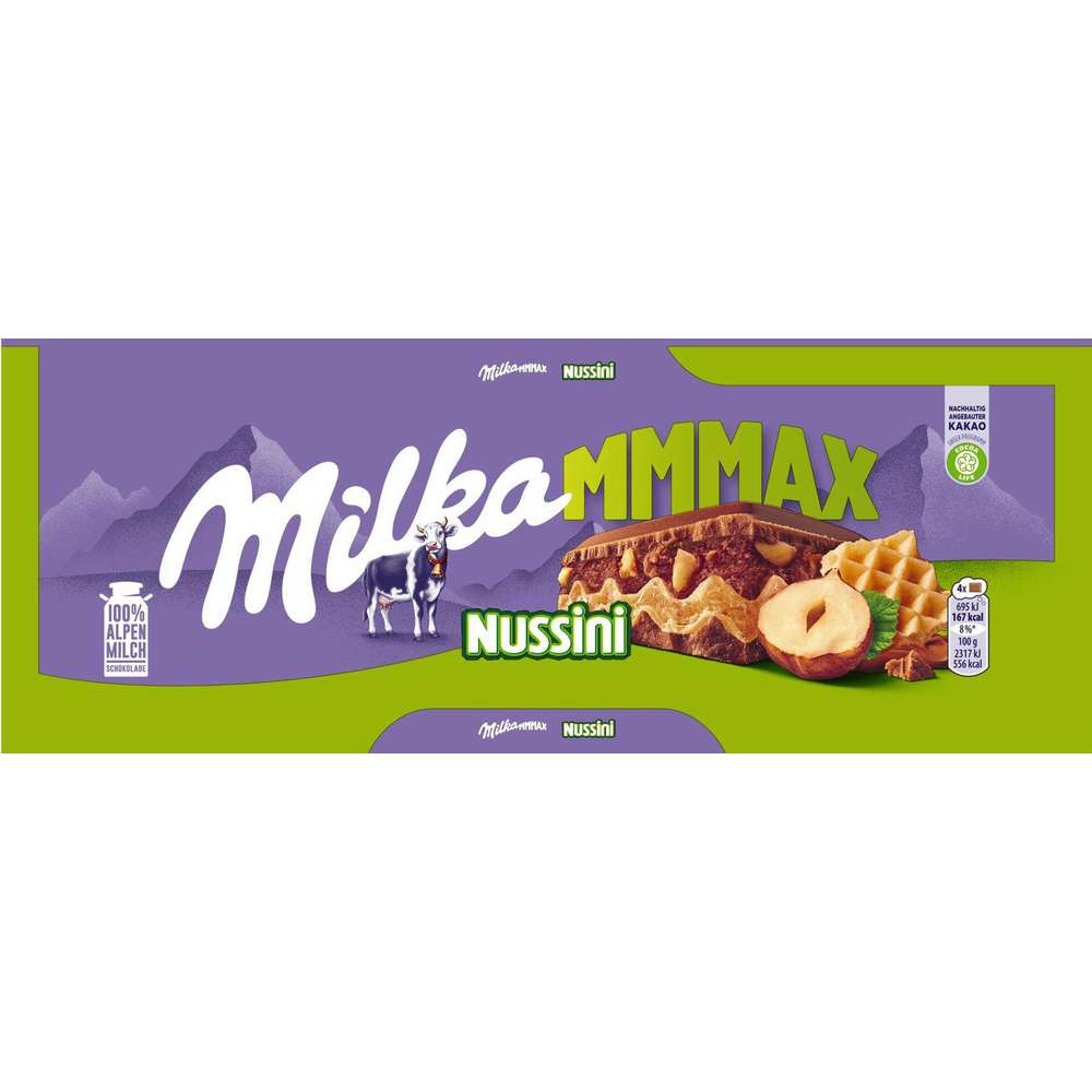 Produktabbildung Milka Tafelschokolade, Nussini