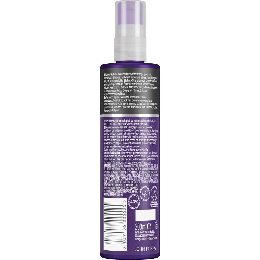 Produktabbildung John Frieda Pflegespray Frizz Ease, tägliche Wunderkur