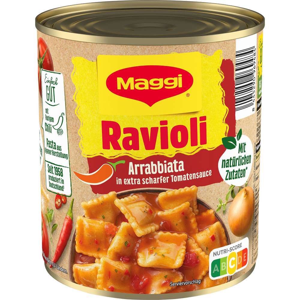 Produktabbildung Maggi Ravioli Arrabiata