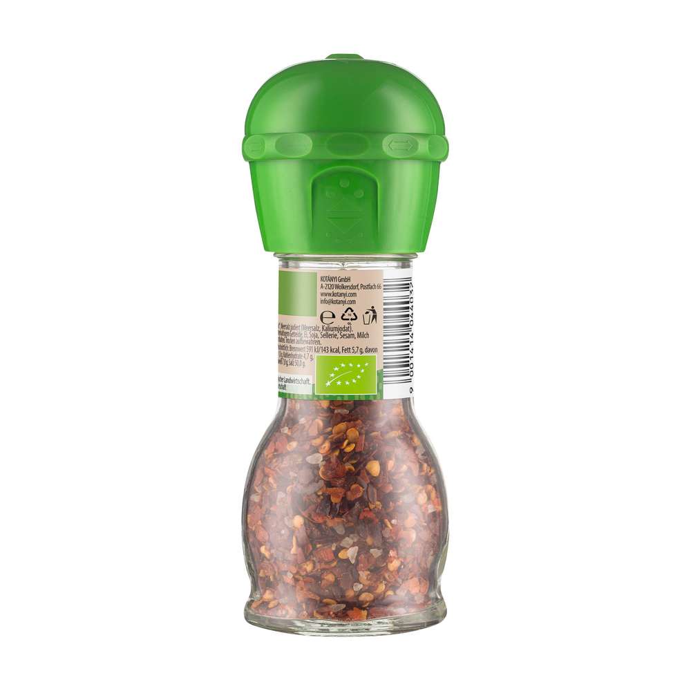 Produktabbildung Kotányi Bio Chili mit Meersalz