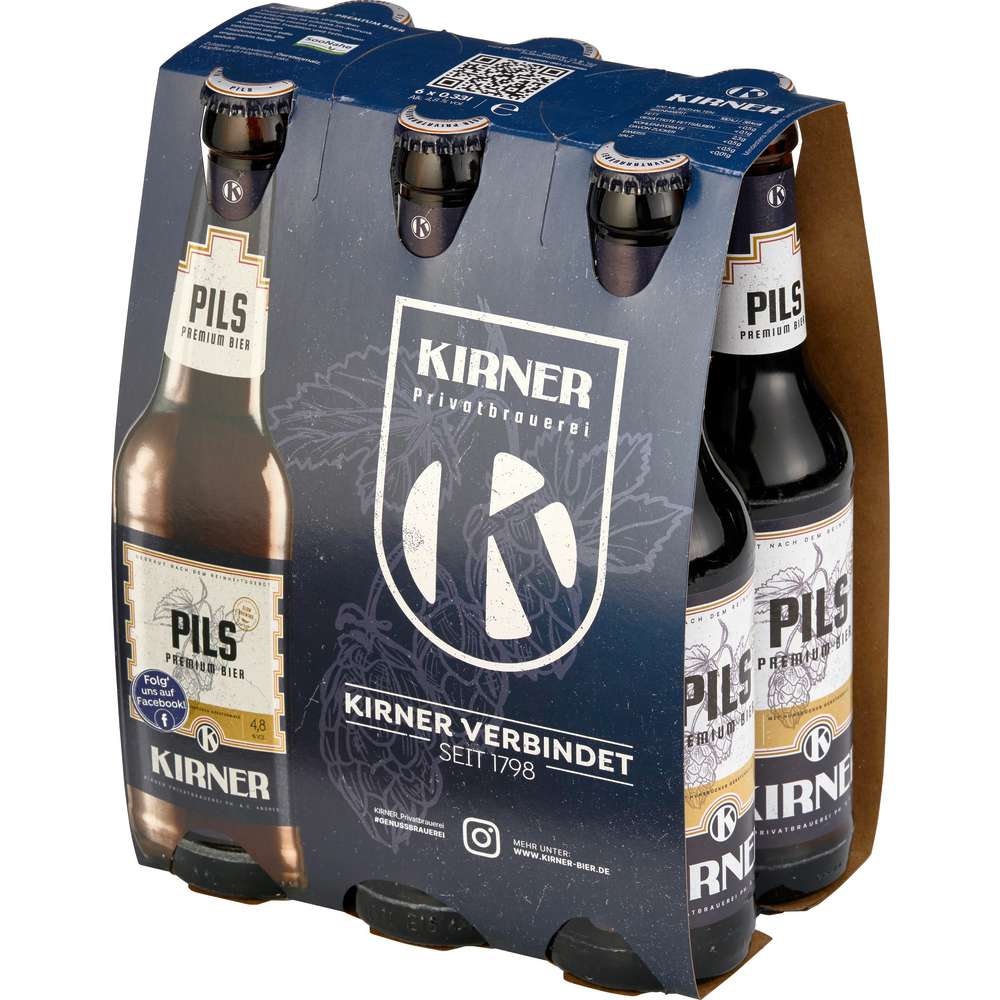 Produktabbildung Kirner Pils 6 x 0,33 l