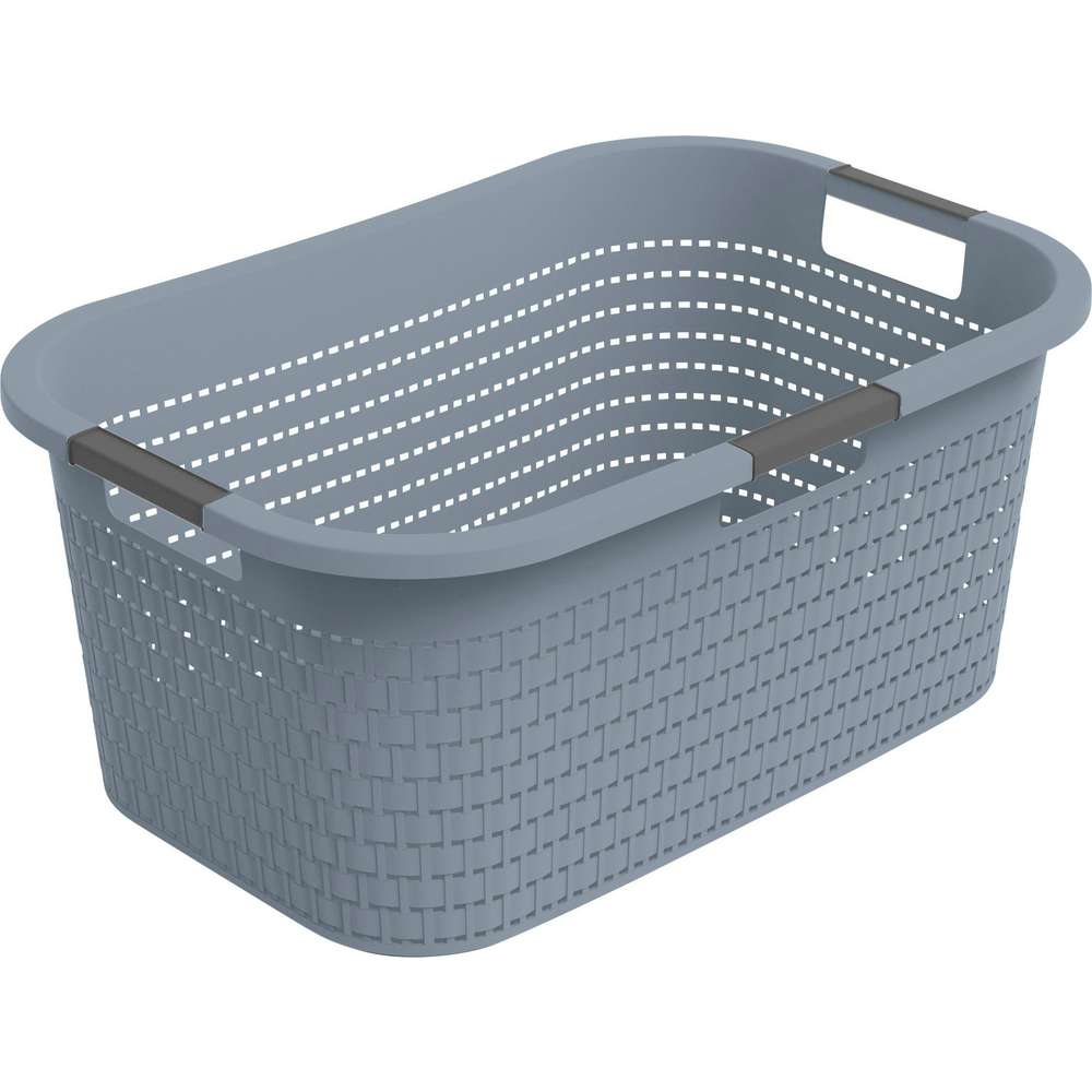 Produktabbildung Rotho Wäschekorb 40 l COUNTRY, grau