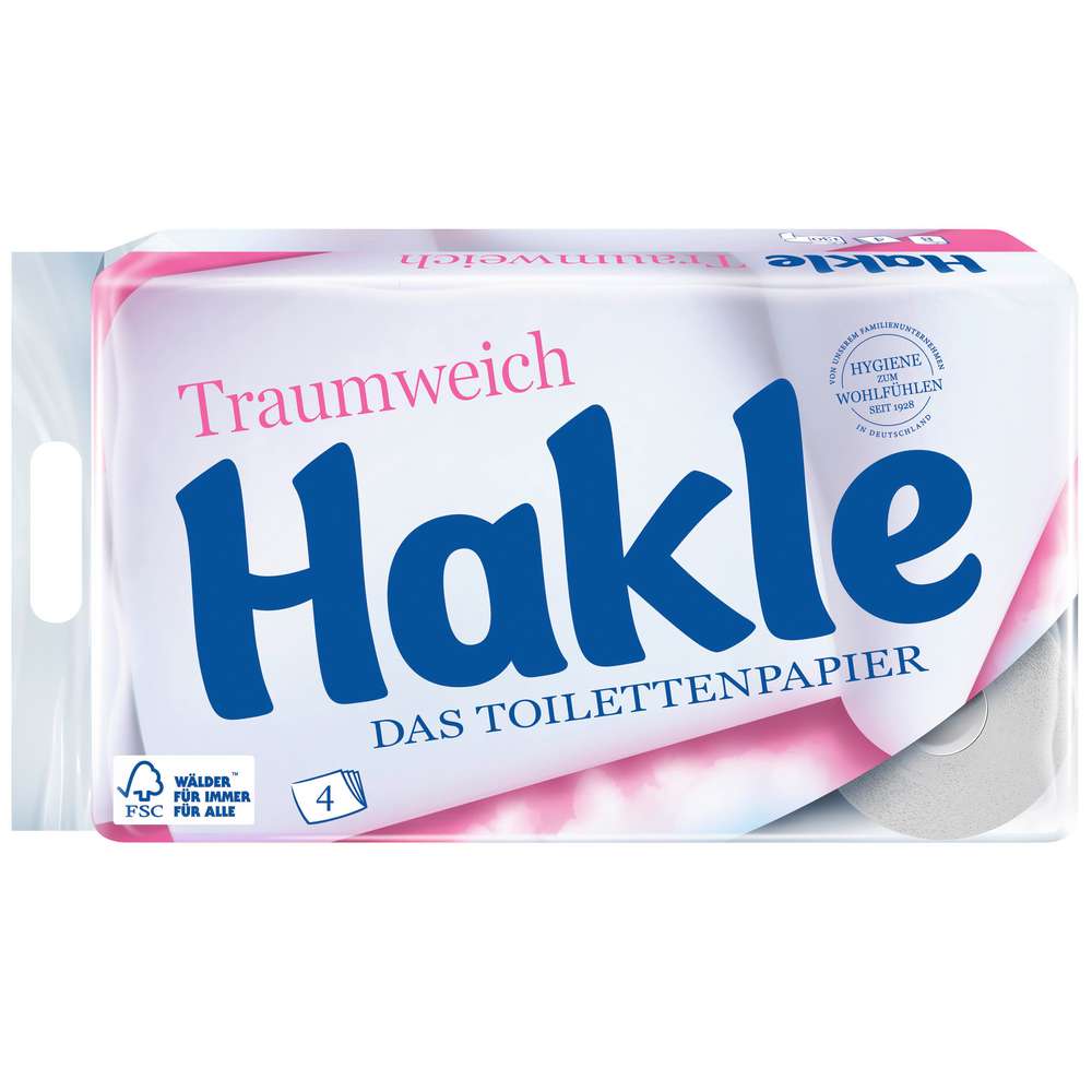 Produktabbildung Hakle Toilettenpapier Traumweich, 4-lagig