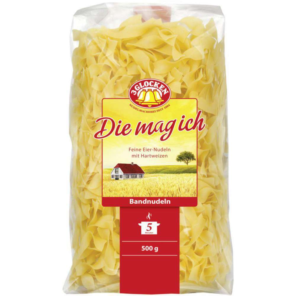 Produktabbildung 3 Glocken Nudeln Die mag ich, Band
