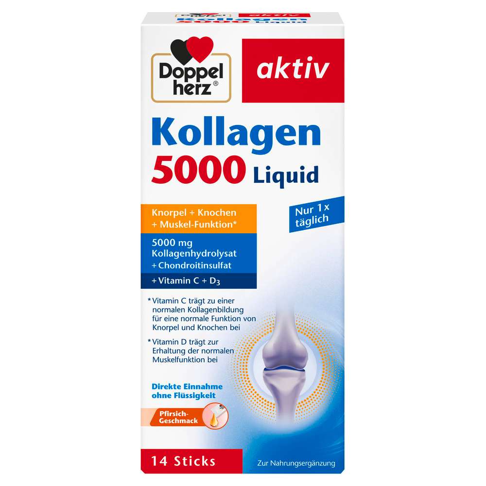 Produktabbildung Doppelherz Kollagen 5000 ,Liquid Sticks