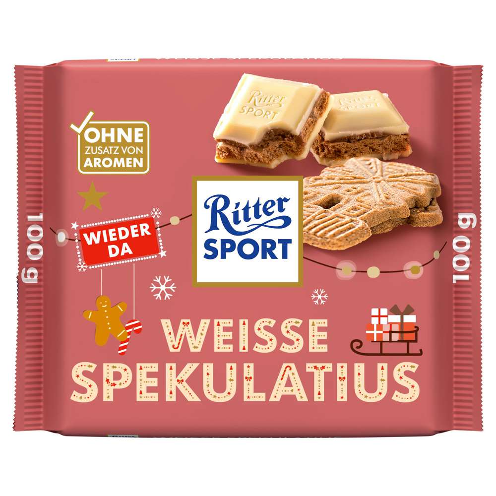 Produktabbildung Ritter Sport Tafelschokolade, Weisse Spekulatius
