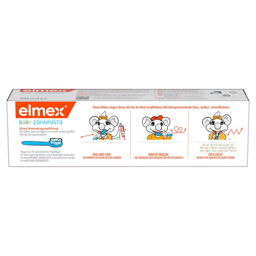 Produktabbildung elmex Baby-Zahnpasta, 0-2 Jahre