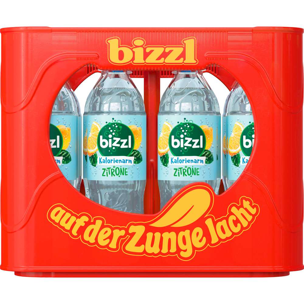 Produktabbildung Bizzl Zitronen Limonade, kalorienarm (12x 1,000 Liter)