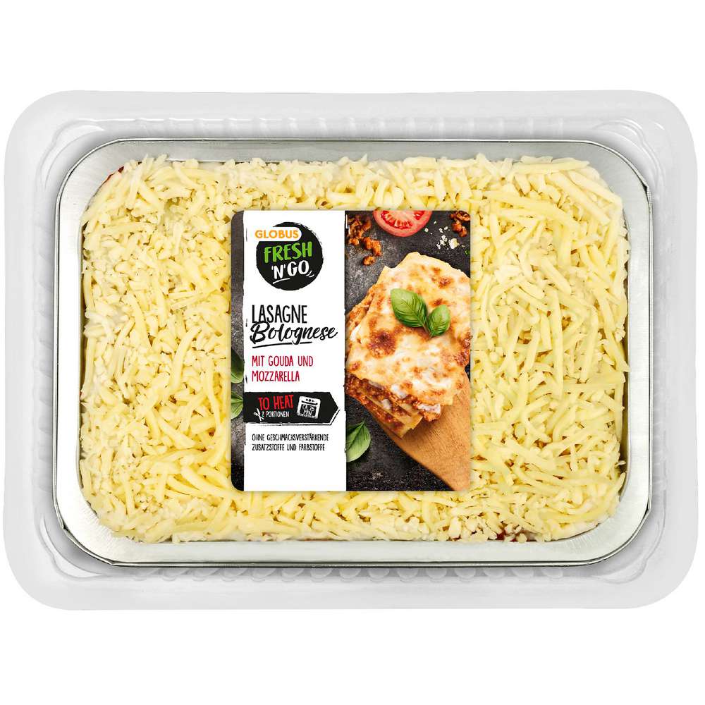 Link zu GLOBUS FRESH 'N' GO Lasagne Bolognese mit Gouda und Mozzarella