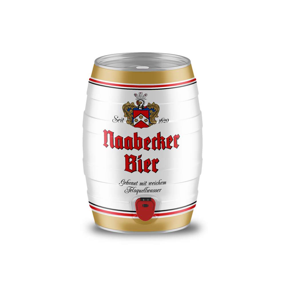 Produktabbildung Naabecker Bier Partyfass 5,1%