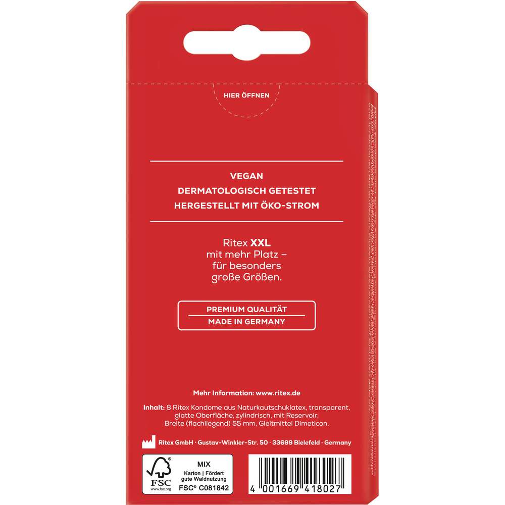 Produktabbildung Ritex Kondome, XXL