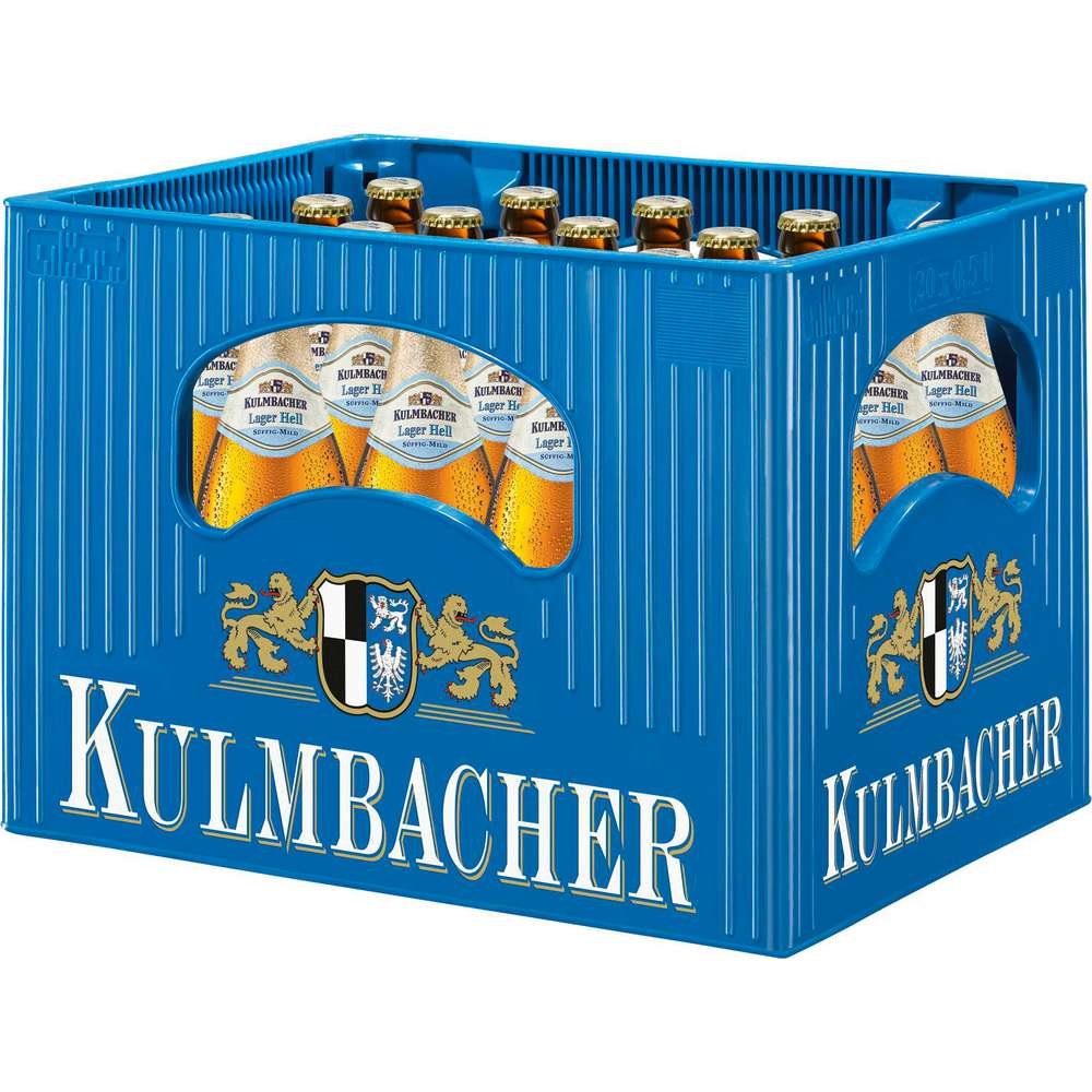 Produktabbildung Kulmbacher Helles Lagerbier 4,9% (20x 0,500 Liter)