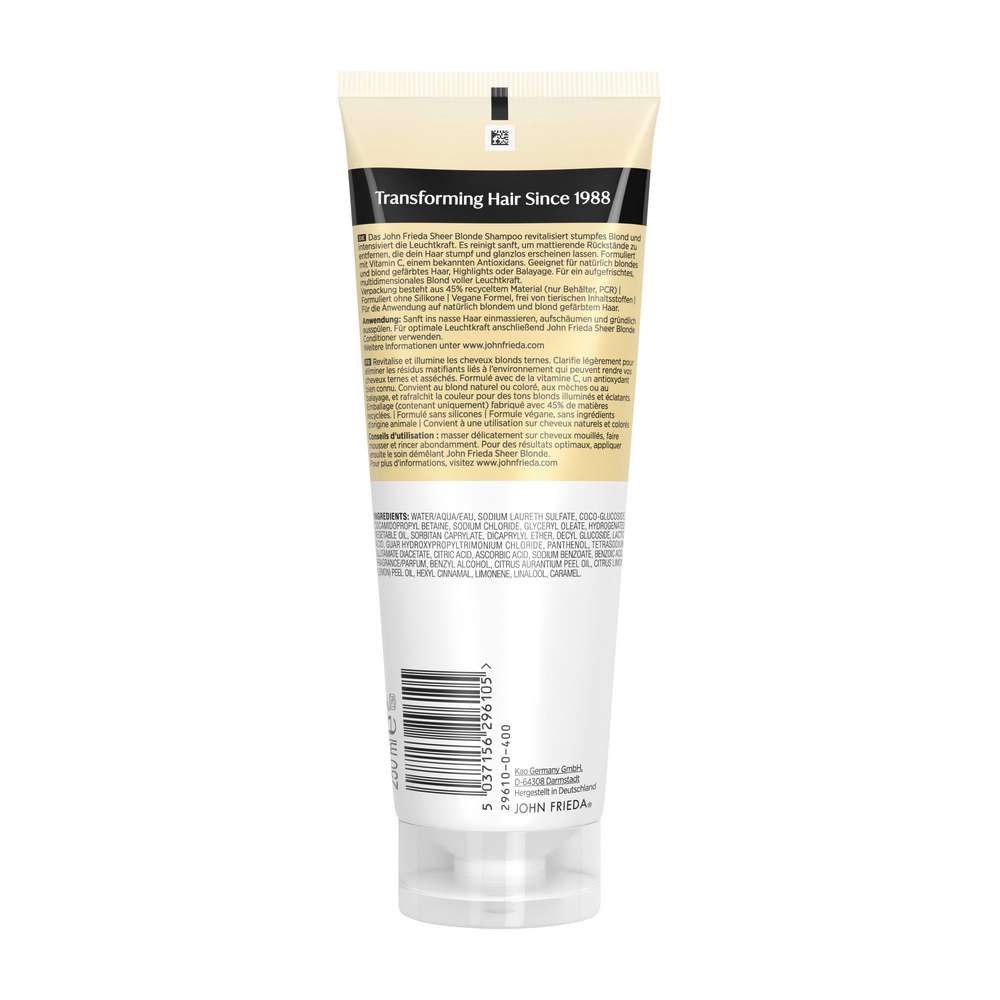 Produktabbildung John Frieda Shampoo, Sheer Blonde