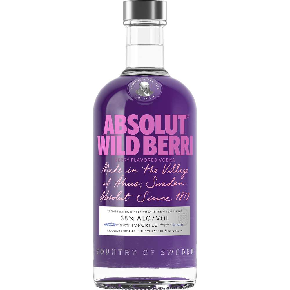 Produktabbildung Absolut Wild Berry 38 %