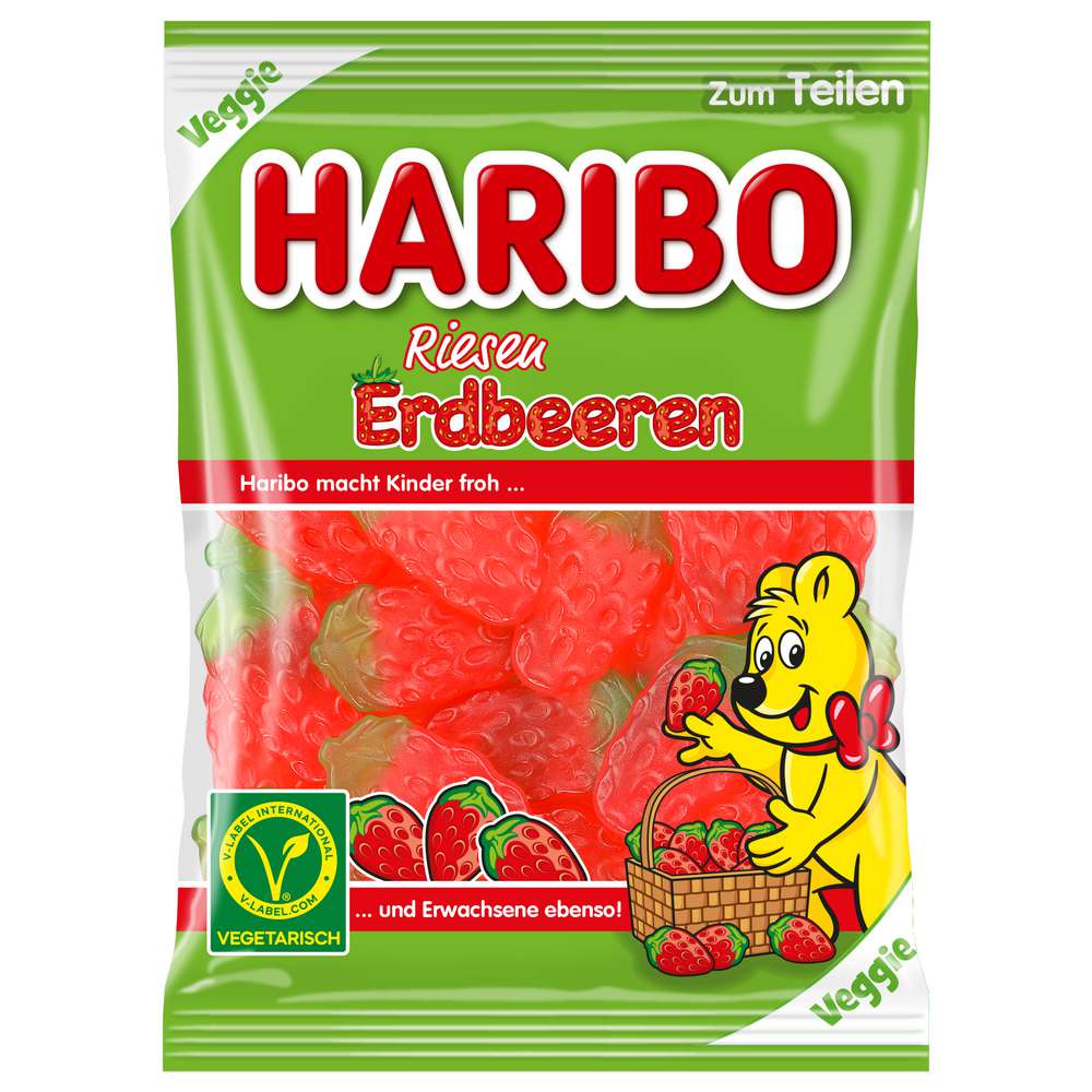Produktabbildung Haribo Fruchtgummi Erdbeeren