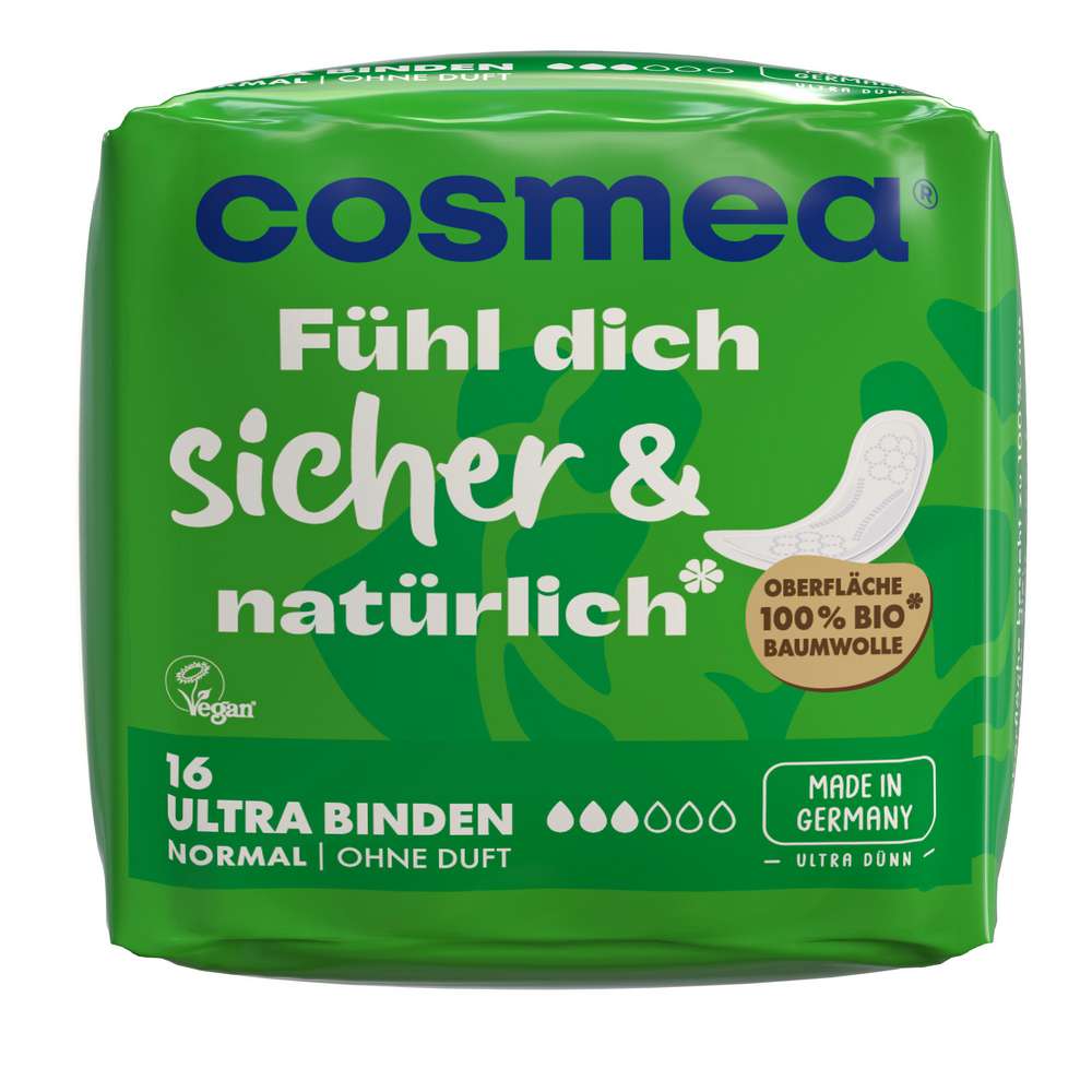 Produktabbildung Cosmea Bio Ultra Binden, Normal
