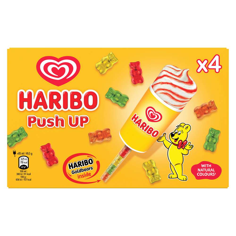 Produktabbildung Langnese Stiel-Eis Push Up Haribo