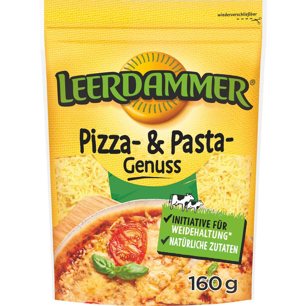 Produktabbildung Leerdammer Reibekäse, Pizza & Pasta Genuss