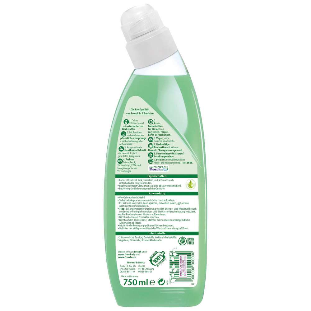Produktabbildung Frosch WC Reiniger, Essig