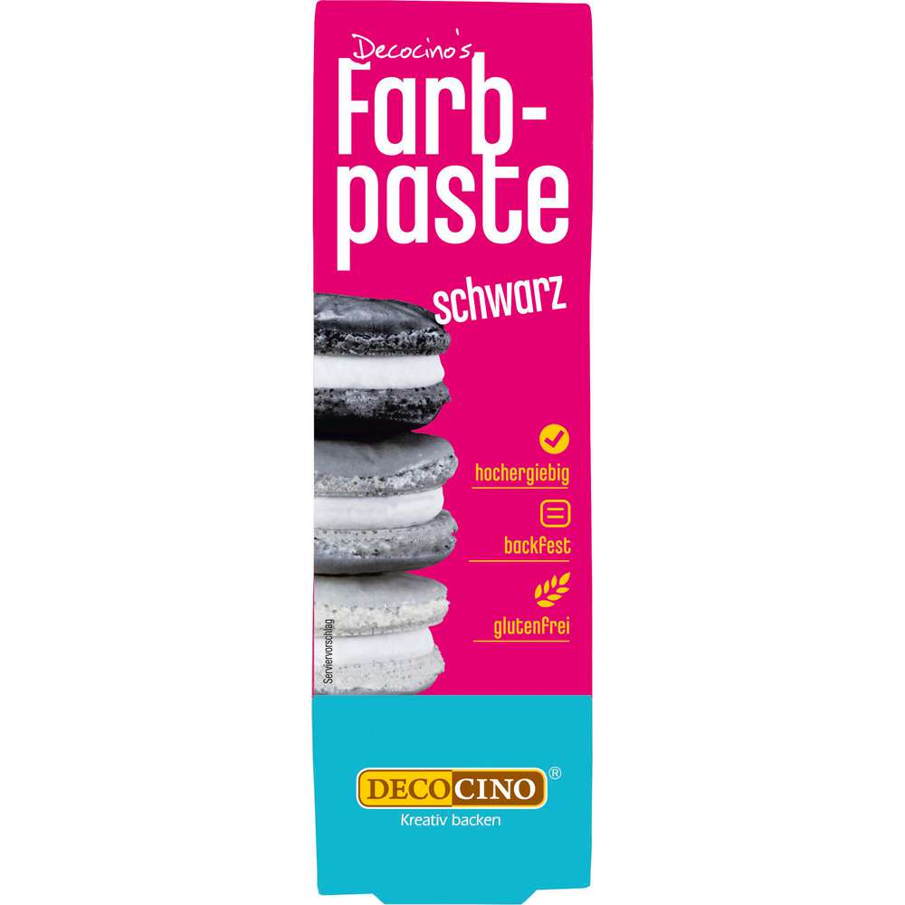 Produktabbildung Decocino Farbpaste, schwarz