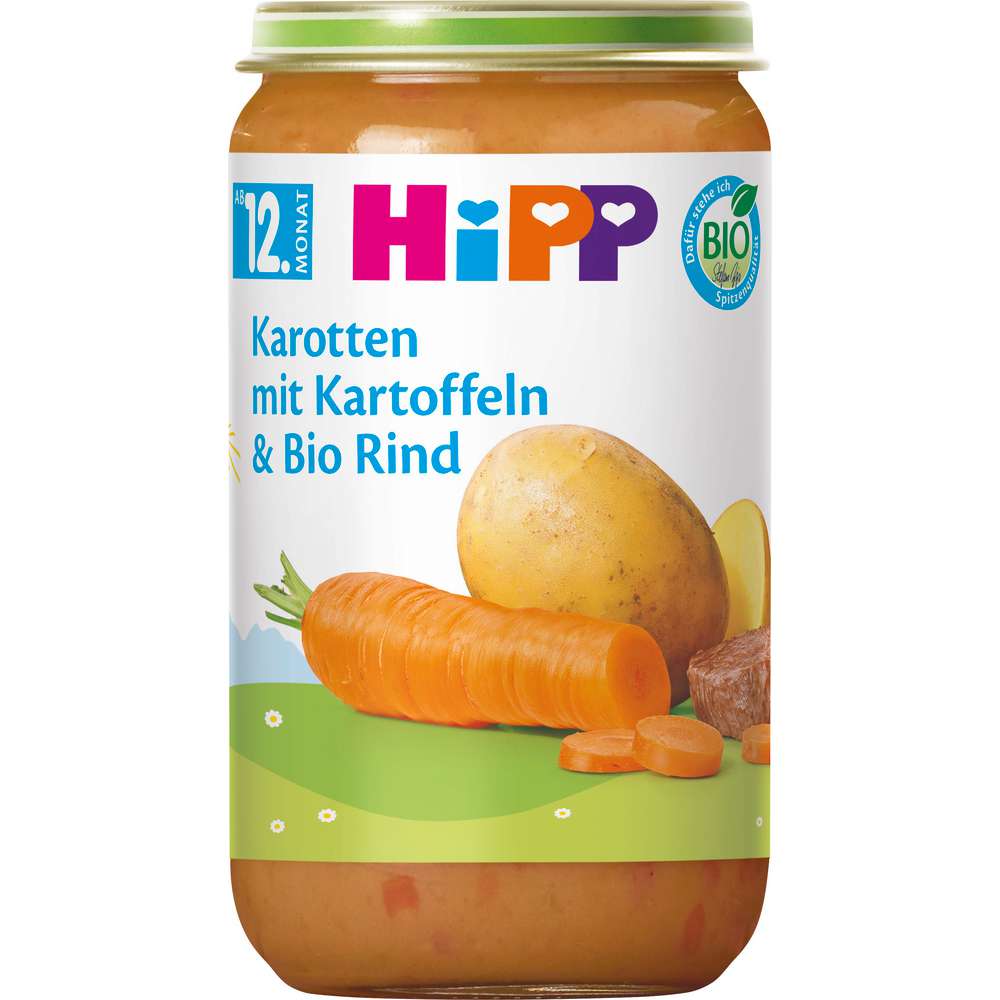 Produktabbildung Hipp Babynahrung Menü, Gemüse-Allerlei/Rind