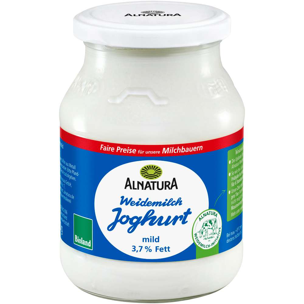 Produktabbildung Alnatura Bio Joghurt mild 3,7% Fett