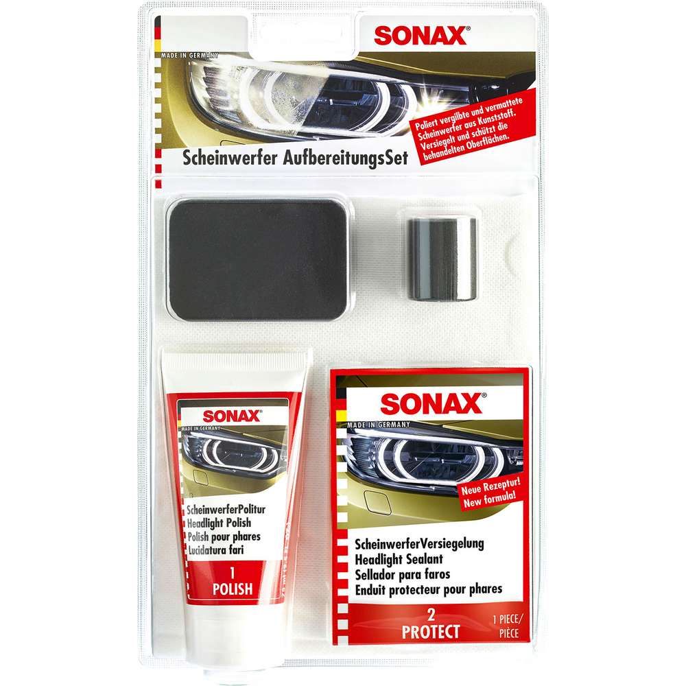 Produktabbildung Sonax Aufbereitungs-Set Scheinwerfer