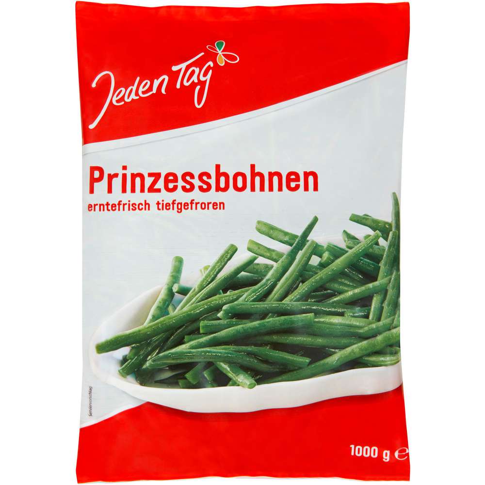 Produktabbildung Jeden Tag Prinzessbohnen, tiefgekühlt