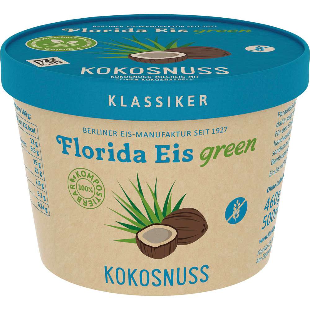 Produktabbildung Florida Eis Kokosnuss Milcheis