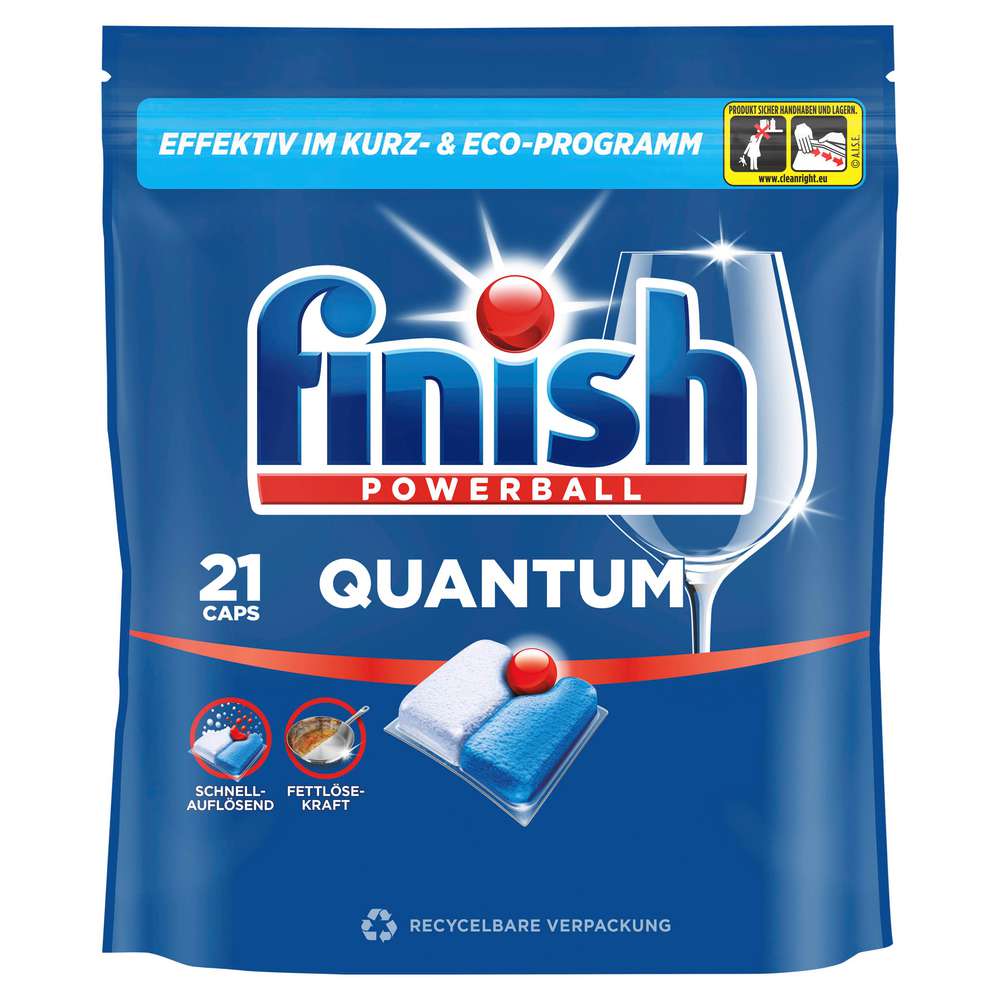 Produktabbildung Finish Spülmaschinen-Caps, Powerball Quantum Fresh