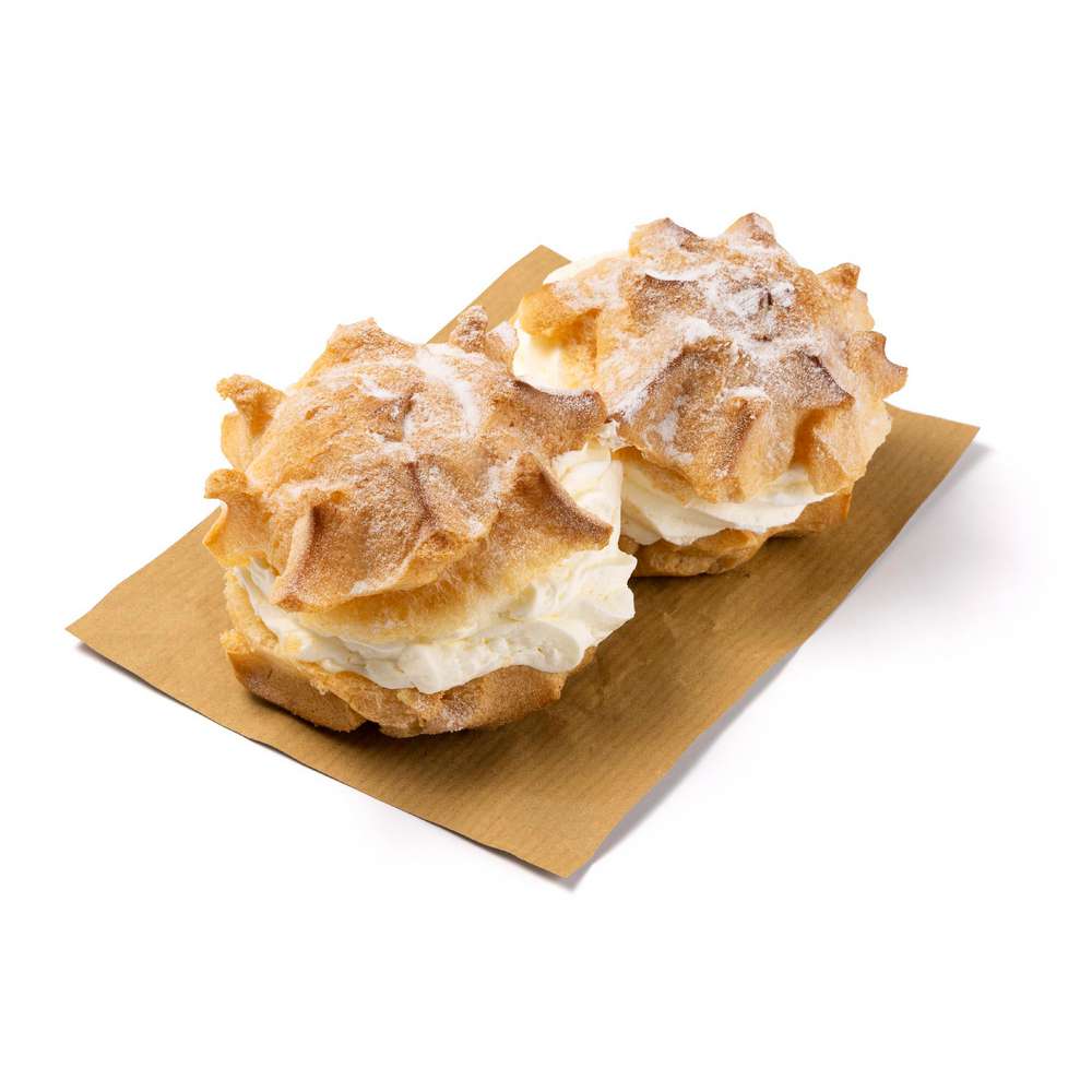 Produktabbildung GLOBUS Meisterbäckerei Sahne-Windbeutel Kirsch, 2 St.  (2x 0,120 Kilogramm)
