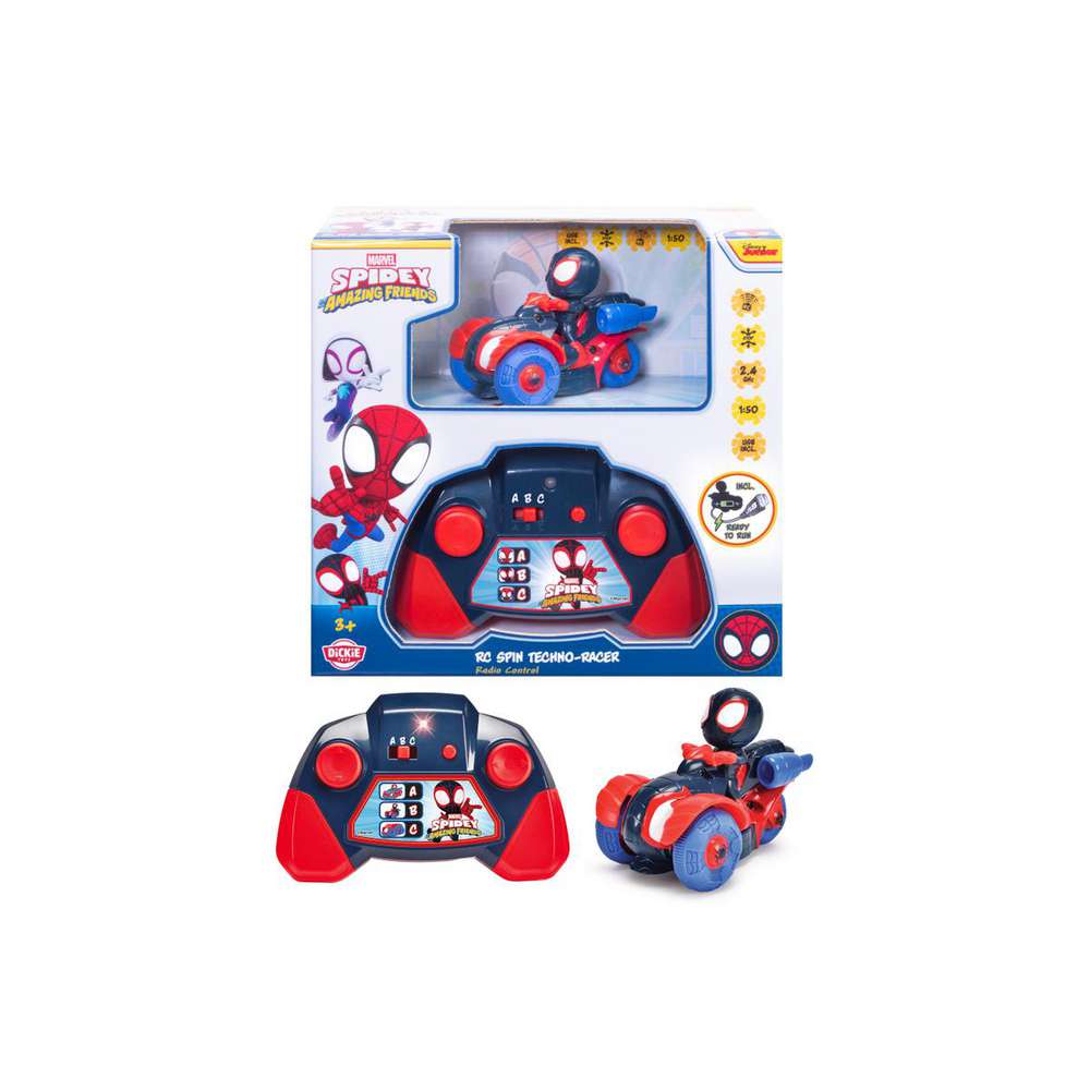 Produktabbildung Dickie Toys RC Fahrzeug, Spidey & seine Superfreunde, Miles Techno Racer